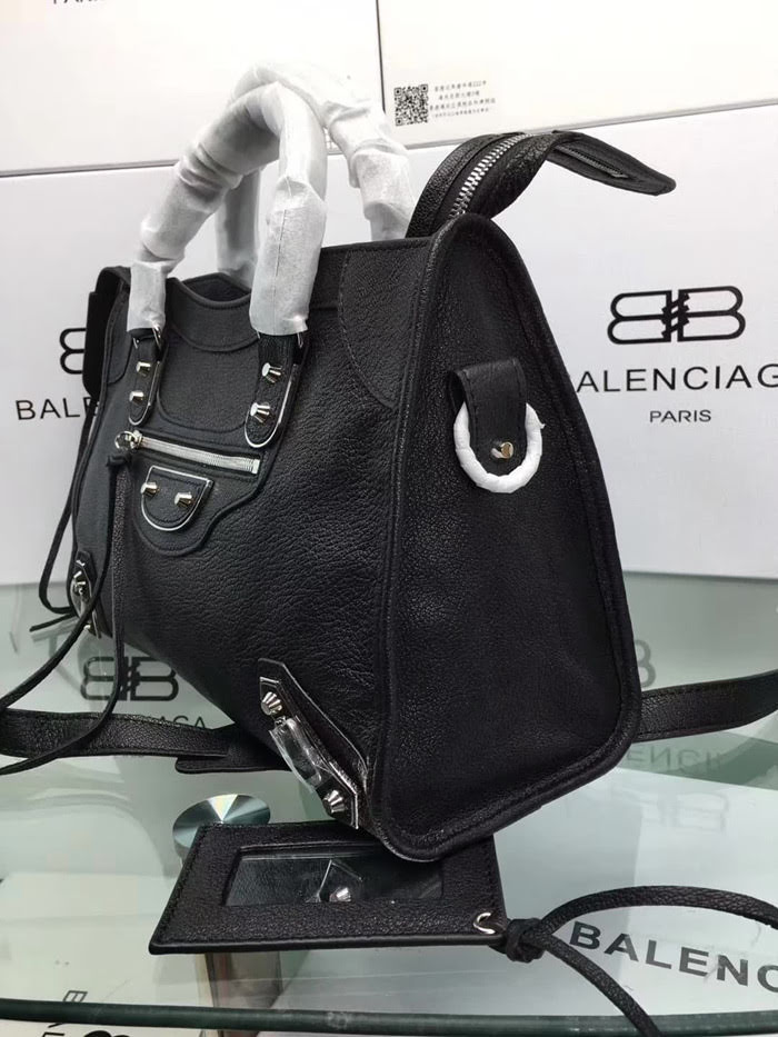 BALENCIAG巴黎世家 頂級原版皮 山羊皮 手提斜挎包  BL1004